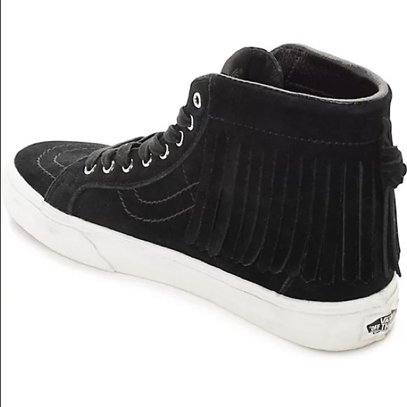 Vans Women’s Sk8-hi Moc Suede With Fringe - Picture 2 of 16